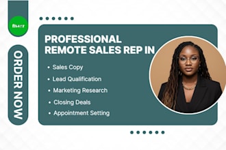 sales closer sales representative high ticket sales lead  generation online sale