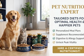 do pet food, supplement, animal feed, nutrition formulation for dog and cats