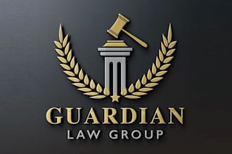 do law firm logo design, lawyer, attorney, legal law office