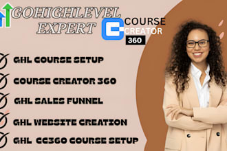 gohighlevel course creator 360 cc360 online course website sales funnel ghl
