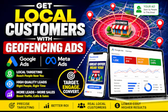 run geofencing ads, location targeting, local PPC campaignaudience targeting