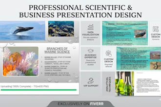 design professional scientific and business presentations