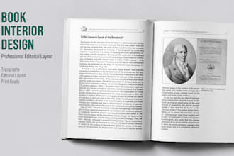 design a professional book interior with clean editorial layout