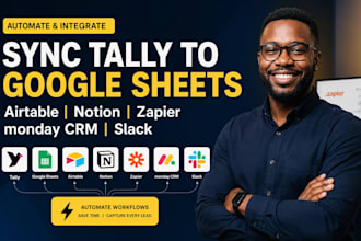 sync tally to google sheets airtable notion zapier integration monday crm slack
