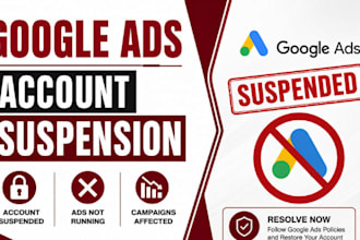 unsuspend google ads account resolve circumventing for stores to resume ads