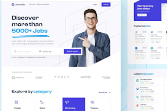 develop a professional job portal app for job seekers and employers to post jobs