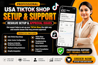 create USA tiktok shop set up tiktok shop dropshipping fix tik tok shop approval