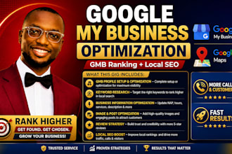 optimize google my business listing for local SEO gmb maps ranking