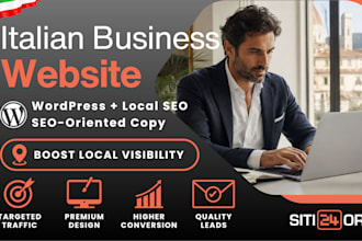 build a local SEO wordpress website for italian businesses