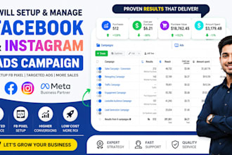 setup and manage facebook instagram ads advertise fb pixel meta ads campaign