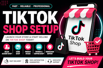 create and setup tiktok shop seller account