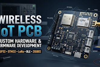 develop esp32 stm32 lora ble zigbee wifi mesh iot pcb stm32cubeide low power iot