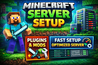 setup and optimize your minecraft server with plugins and mods