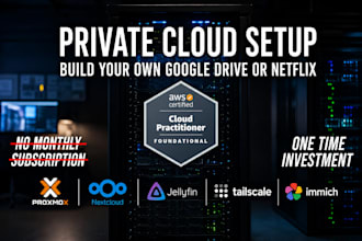 build your custom home server, nas, or private cloud