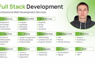 build custom web applications and full stack solutions