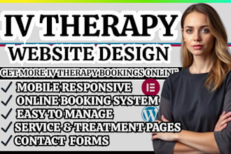 iv therapy website iv hydration website iv treatment website medical spa website