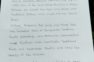 write anything with my beautiful and clean handwriting