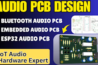 design bluetooth audio pcb esp32 stm32 ble embedded firmware