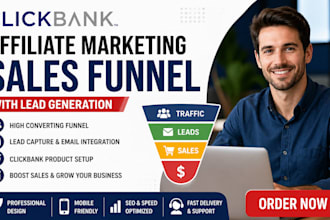 build clickbank sales funnels for affiliate traffic and