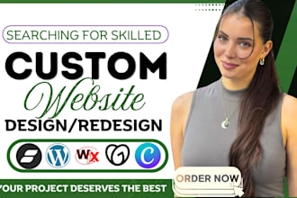 design showit, godaddy, duda, wix website redesign canva website developer
