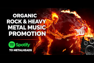 do organic rock spotify metal music promotion, spotify promotion to music fans