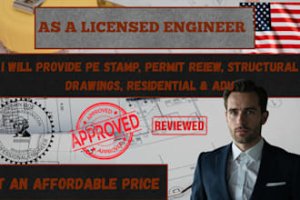 provide permit drawing licensed engineer mep design as a licensed engineer