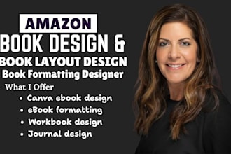 do paperback book formatting, workbook design book editing for amazon kdp