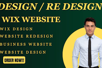 wix design wix website redesign wix business website design
