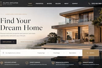 build wix real estate agent website realtor property listing website idx website