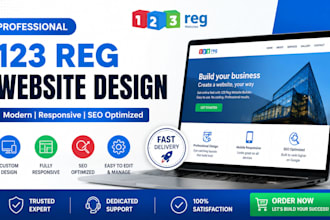 design build and fix professional 123 reg and site123 websites