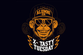 design a fun energetic thrilling logo for a nightclub theme