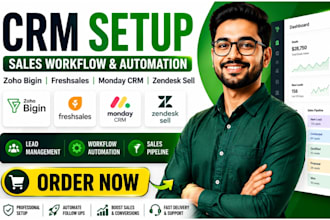 do zoho bigin freshsales monday CRM nimble zendesk sales pipeline and automation