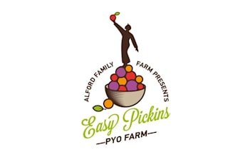 make family farm to pick their logo own berries and fruit