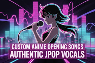 sing custom anime opening songs in authentic jpop style