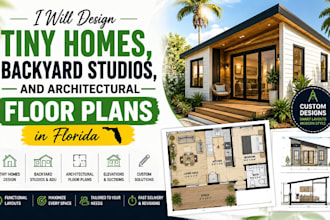design tiny homes, backyard plan and architectural floor plans in florida