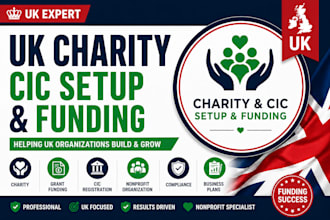 provide UK charity compliance and cic setup services