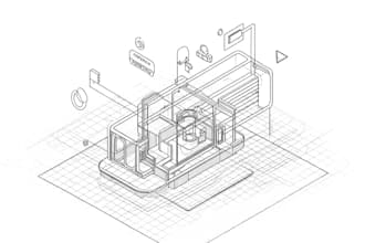 create patent drawing and exploded view illustration