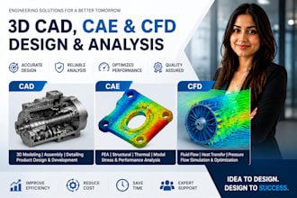 3d cad design mechanical design product design cae ,cfd analysis  injection mold