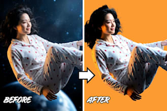do professional photo editing, object and background removal