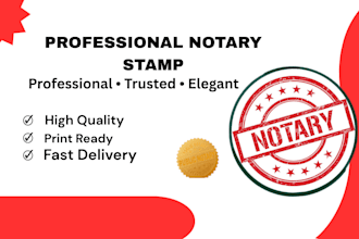 do professional legal stamp for notary services