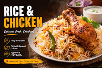 prepare rice and chichen for you