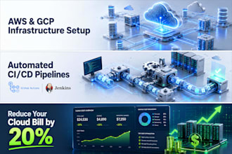 architect secure and scalable AWS, azure or gcp cloud infrastructure