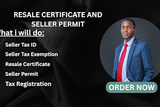 apply for USA seller permit and resale certificate in 50 states