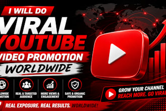 do viral youtube video promotion worldwide
