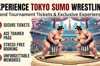 help you book ado concert ticket, pokepark tickets, sumo ticket in japan fast