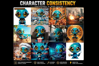 create consistent ai characters in any style