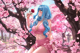 craft anime illustration, manga art and character design