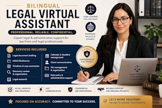 be your bilingual legal virtual assistant for US law firms