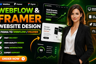 design webflow website framer website design figma to webflow or figma to framer