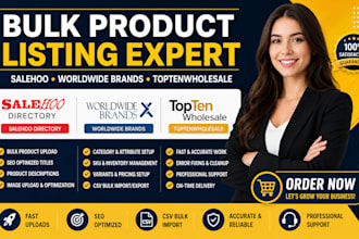 upload salehoo directory toptenwholesale worldwidebrand bulk product listing